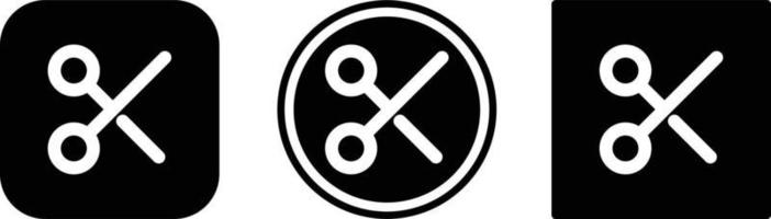 scissors icon . web icon set . icons collection. Simple vector illustration