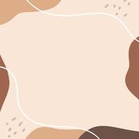 Simple Abstract Brown Aesthetic Pattern Background vector