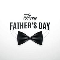 Happy Fathers day greeting card with retro mustache and the text. vector