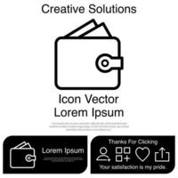 Wallet Icon Vector EPS 10