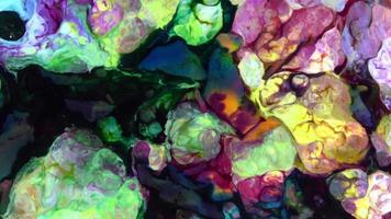 kleurrijke vloeistof gladde abstracte vloeistof achtergrondtextuur