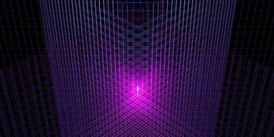 neon light laser background 80s neon grid 3d illustration photo