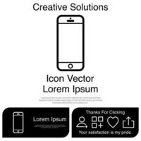 Cellphone Icon Vector EPS 10