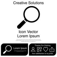 Magnifying Glass Icon Vector EPS 10