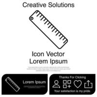 Ruler Icon Vector EPS 10