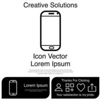 Cellphone Icon Vector EPS 10