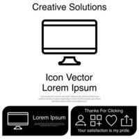Computer Icon Vector EPS 10