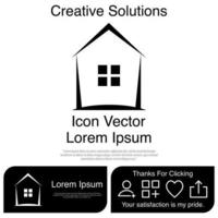 casa, icono, vector, eps, 10 vector