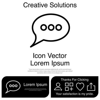 Bubble Space Icon Vector EPS 10
