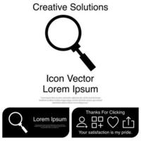 Magnifying Glass Icon Vector EPS 10