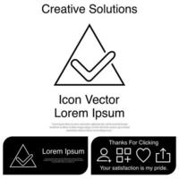 Tick Icon Vector EPS 10