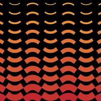 red orange curves pattern perfect for background or wallpaper vector