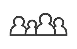 Family Flat Icon vector