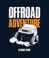 offroad extreme sport artwork vector