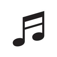Note music icon vector isolated template. Tone icon, Tone icon vector