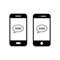 smartphone icon. handphone icon flat design. vector