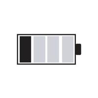 Battery charge indicator icon. Vector illustration. on white background