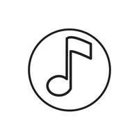 Note music icon vector isolated template. Tone icon, Tone icon vector