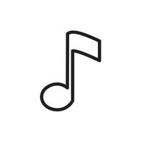 Note music icon vector isolated template. Tone icon, Tone icon vector