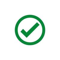 Check mark icon vector design