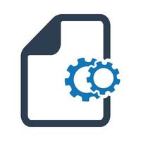 Content setting icon vector