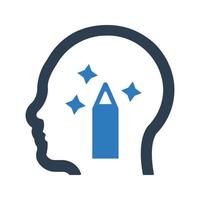 Creative Idea icon on white background vector