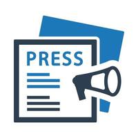 Press Release Icon vector