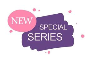 Abstract web banner, business card, template NEW SPECIAL EDITION - Vector