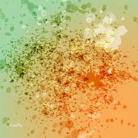 Colorful green and orange grunge gradient abstract background for social media, banner and poster design photo