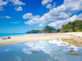 Beautiful Sea View, Blue Sky, Beach. photo