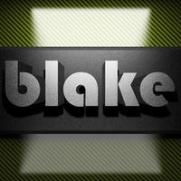 blake word of iron on carbon photo