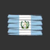 Guatemala Flag Brush vector