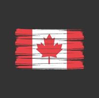 Canada Flag Brush vector