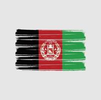 Afghanistan Flag Brush vector