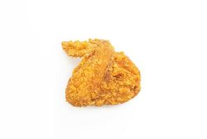 fried chicken on white background photo