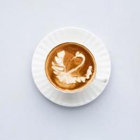 coffee on white background photo