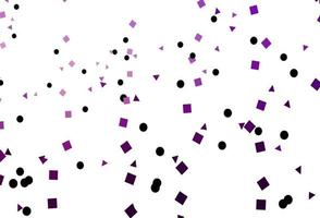 Light Purple vector texture in poly style with circles, cubes.