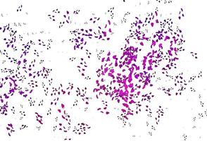 Light Purple vector pattern with chaotic shapes.
