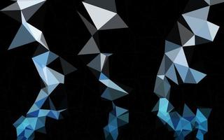 Light BLUE vector low poly layout.