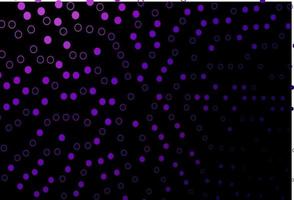 Dark Purple, Pink vector texture with disks.