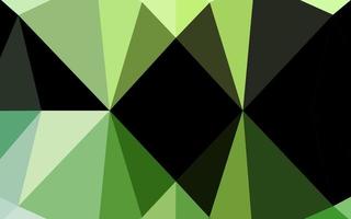 Light Green vector abstract mosaic background.