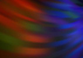 Dark Blue, Red vector abstract bokeh pattern.