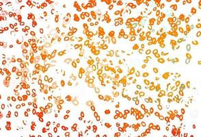 Light Orange vector texture with disks.