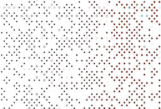 Light Red vector pattern with spheres.