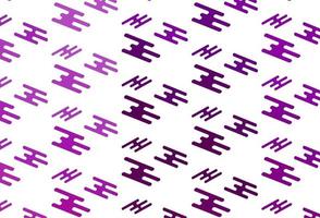 Light Purple vector texture with colorful lines.