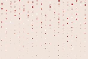 Light Red vector pattern with crystals, rectangles.