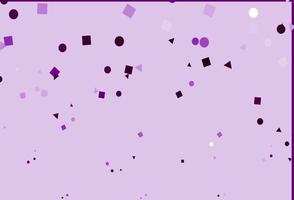 Light Purple vector layout with circles, lines, rectangles.