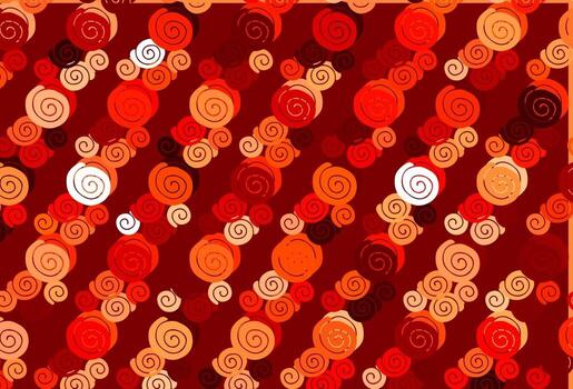 Light Red vector template with bent lines.