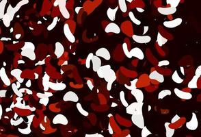 Light Red vector backdrop with abstract shapes.