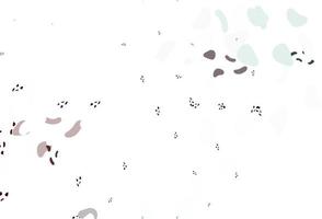 Light red vector background with abstract forms.